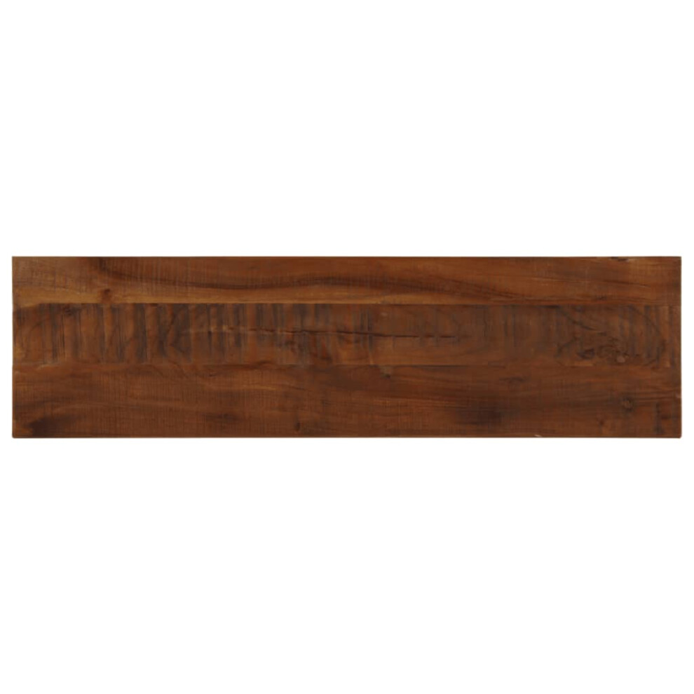 Vidaxl (Reclaimed Wood(Natural), 110 X 30 Cm) Table Top Replacement Board Dining Table Top Rectangular Solid Wood