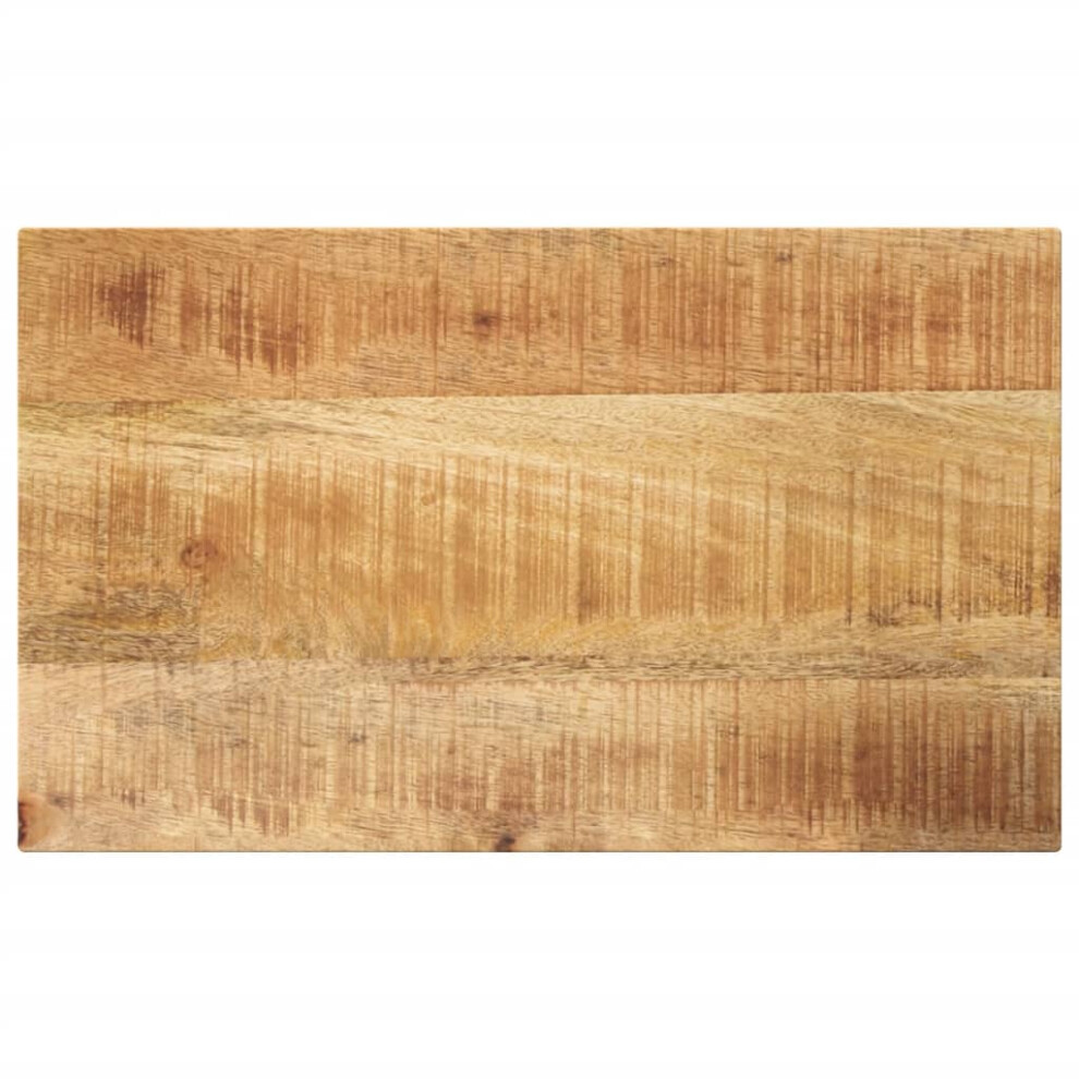 Vidaxl (Rough Mango Wood(Natural), 50 X 20 Cm) Table Top Replacement Board Dining Table Top Rectangular Solid Wood