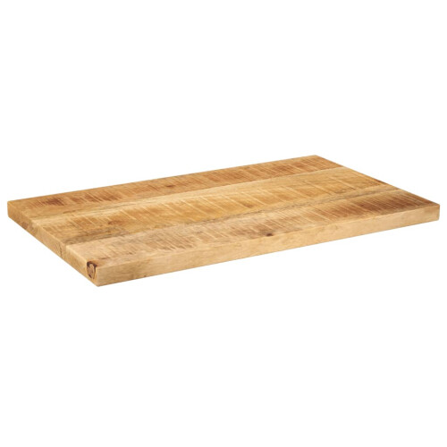 VidaXL (rough mango wood(natural), 60 x 20 cm) vidaXL Table Top Replacement Board Dining Table Top Rectangular Solid Wood 1