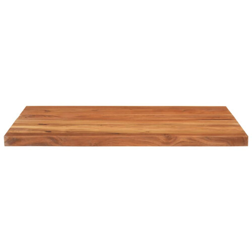 VidaXL (acacia wood(natural), 110 x 80 cm) vidaXL Table Top Replacement Board Dining Table Top Rectangular Solid Wood 2