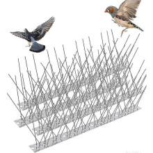 Stainless Steel Bird Spikes - 4 Pack - Anti-pigeon Repellent for Balcony Roofs & Windows