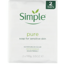 2pk Simple Pure Seife f?r empfindliche Haut - 125g