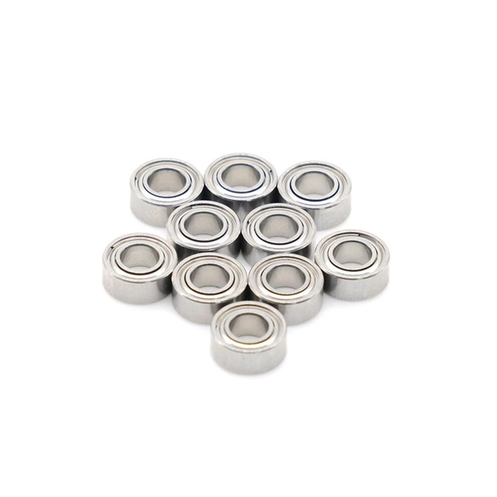 Miniature Bearings Abec7 10 Pcs Mr74zz 4X7x2.5mm Metal Sealed Mini Ball Bearing For Hobby Model Cars Transmission Parts 9382693537324