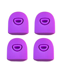 4Pcs Water Bottles Top Lid Gasket Leakproof Caps Mouth-Purple