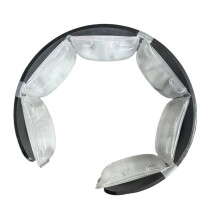 Coolings Gel-nekband Opvouwbaar voor buiten wandelen,-Zwart