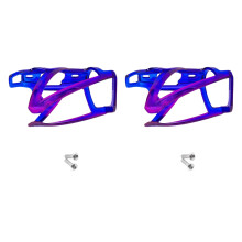 2Pcs Light Weight Bike Drink Mount Rack Mountain-Blue purple