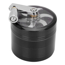 Manual Spice Grinder with Hand Crank High Quality Heavy Steel Metal Crusher Easy to Use and Clean Durable Zinc Alloy Fine Grinding Tool for Kitchen Co