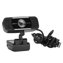 Full HD Pro Webcam med indbygget mikrofon og stativ Intelligent autofokus HD-lyskorrektionskamera til videokonferencer Online klasseværelse