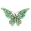 Διακόσμηση με καρφίτσα πεταλούδας, ασφαλές κλείσιμο με πίσω καρφίτσα, κομψό 1