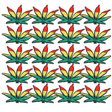 Sew On Patch Embroidered Appliques, Peace Symbol Hippie Style Bright Color Iron On Patches for DIY Fashion Projects (20PCS)