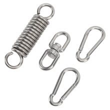 Heavy Bag Spring 360 Degree Rotation 200Kg Load Stainless Steel Hanging Accessory Camping Swing Chair
