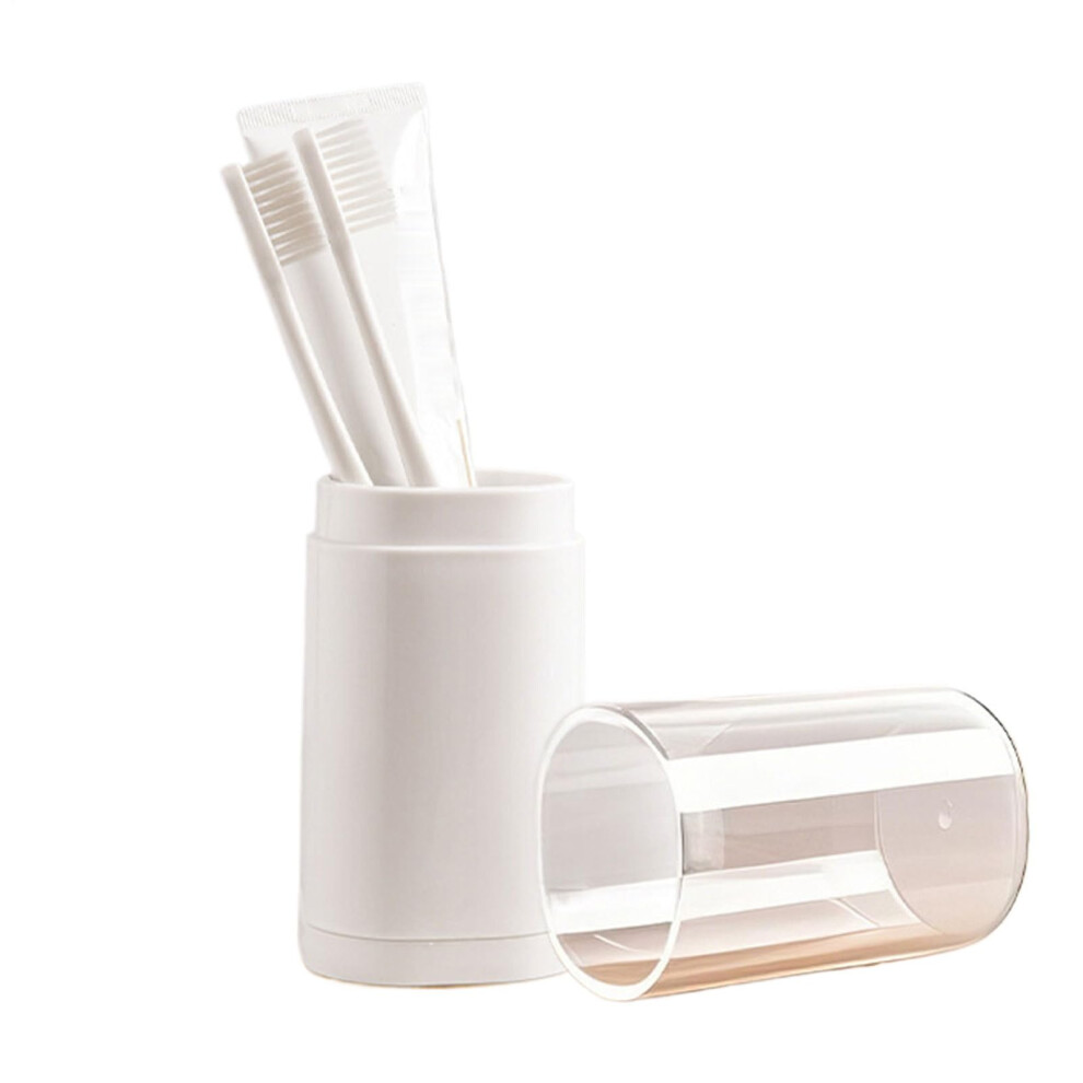 Travel Toothbrush Case With Mug, Toothbrush And Toothpaste Storage Box, Hygiene Features, Portable Case For Gym Camping
