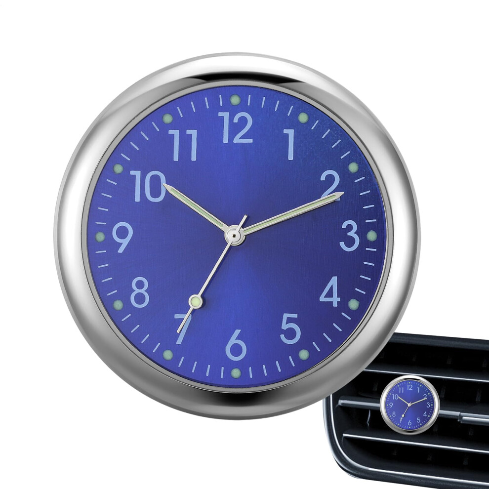 Car Dashboard Clock With Luminous Hands, Easy Stick On Analog Clock For Car, Boat, Bike 9347817783599