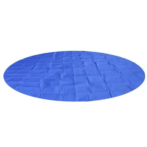 Pool Pad  Round Pool Floor Mat  Liner Padding Mat  Puncture Protection For Decking, Poolside, Backyard  Blue 2.45 m