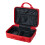 Living And Home Portable Hard Shell Handheld Makeup Travel Case, Red 4