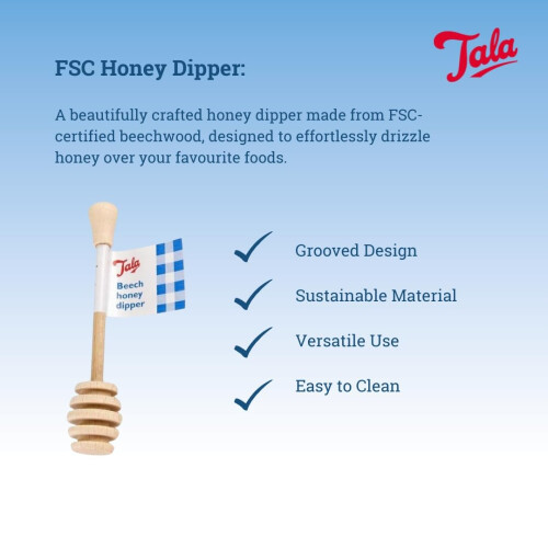 Tala Beechwood Honey Dipper, Beige 1