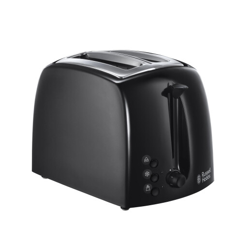 Russell Hobbs Russell Hobbs Textures 2 Slice Toaster (Extra Wide Slots, 6 Browning l