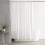 Amazon Amazon Basics Shower Curtain, Water and Mould Resistant Fabric Bathroo 1