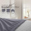 Utopia Bedding Fitted Sheet King, Grey - Deep Pocket 14 inch (35 cm) - 6