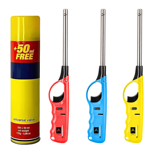 Aspect X3 Refillable BBQ Lighter – Adjustable Flame, Clipper Gas, Mult