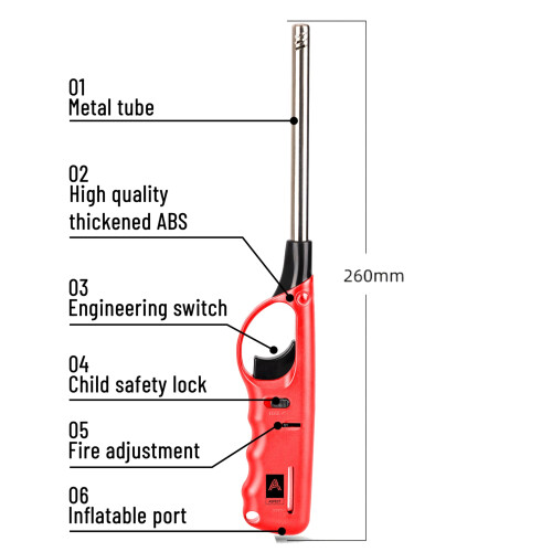 Aspect X3 Refillable BBQ Lighter – Adjustable Flame, Clipper Gas, Mult 1