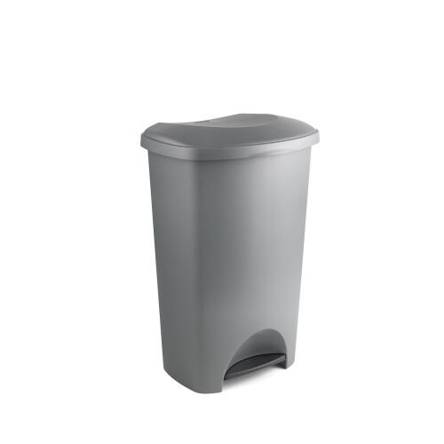 Addis Addis 50ltr Pedal Bin, Grey Metallic, 518120