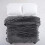 MOONLIGHT20015 Fleece Throw Blanket for Sofa Grey 4ft x 5ft - Soft Cos 4