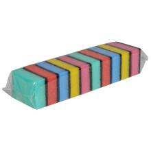 ABENA Multicoloured Sponges, One Size Pack of 10
