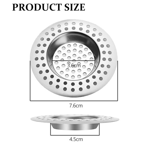 Stainless Steel Kitchen Sink Strainer Plug, Standard Strainer Drain Pr 1