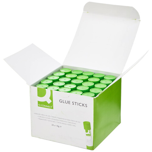 Q-Connect Glue Stick 10 g (Pack of 25)