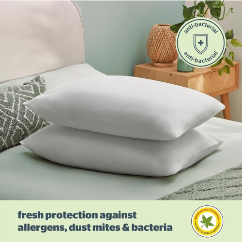 Silentnight Silentnight Anti Allergy Pillow Pack of 2 - Medium Support Anti 1