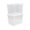 Wham Wham Plastic Storage Boxes Durable Material Spacious Capacity - Pack o 4