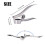 Jsdoin Professional Kitchen Garlic Press/Mincer/Crusher UK, Peeler Squ 2