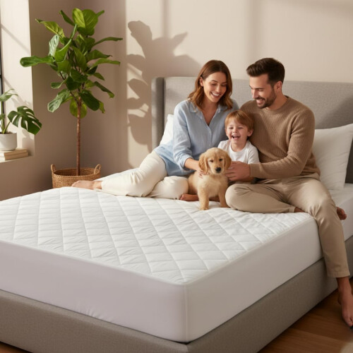 IMFAA Quilted Mattress Protector - Extra Deep Stretch Skirt– Mattress 2