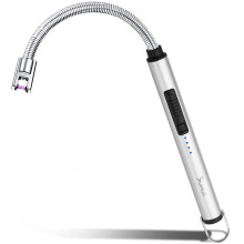SUPRUS Candle Rechargeable Electric Arc Lighter Stainless Steel Housin