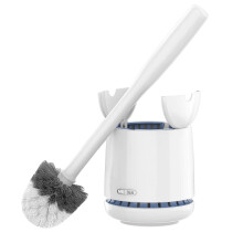 MR.SIGA Toilet Bowl Brush and Holder, Premium Quality, with Solid Hand