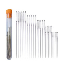 CCLKHY Stainless Steel Sharp Point 25 Pieces Sewing Needles, Large Eye