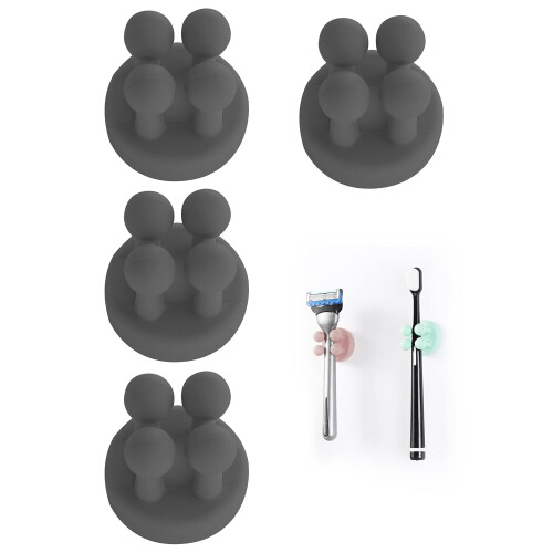Silicone Toothbrush Holders Multi-Function Hook Razor holder Waterproo
