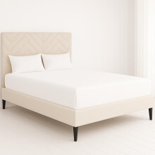 ChComfort Deep Double Size Fitted Sheet with 2 Matching Pillowcase - W