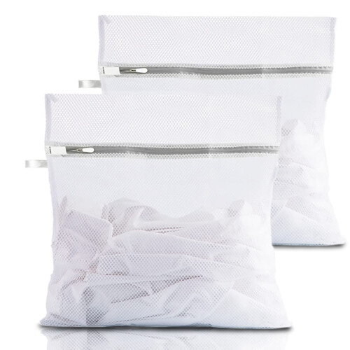 Mesh Laundry Bags, 2pcs Mesh Laundry Bag for Washing Machine, Laundry