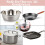 Meat Chopper, Ground Beef Chopper with 5-Blade Head, Versatile High-Te 7