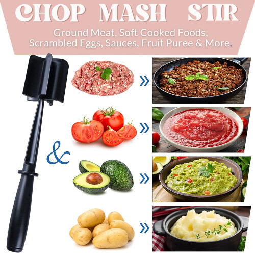 Meat Chopper, Ground Beef Chopper with 5-Blade Head, Versatile High-Te 2