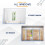 Dikots Net Curtain Wire and Hooks Set - 30 Meter Curtain wire kit incl 7