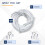 Dikots Net Curtain Wire and Hooks Set - 30 Meter Curtain wire kit incl 2