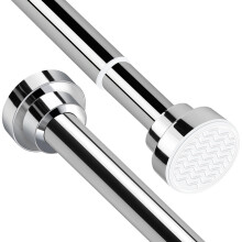 Stainless Steel Extendable Shower Curtain Rod Tension Pole (44cm-72cm)
