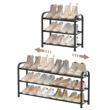 ENJOYBASICS Expandable Shoe Rack, 3 Tier Adjustable Shoe Organizer She