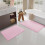 smiry Non Slip Chenille Bath Mat, 60 x 90 cm, Extra Soft Bathroom Mat, 3