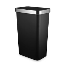 Tower Rectangular ABS Sensor Bin with Bin Liner Retainer Ring, 50L, Bl