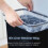 Tower Tower Rectangular ABS Sensor Bin with Bin Liner Retainer Ring, 50L, Bl 5