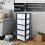 Neat. 5 Plastic Storage Drawers Unit with See-Through Drawers, Compact 7